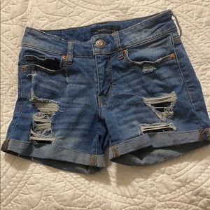 Aeropostale Ripped Jean shorts
